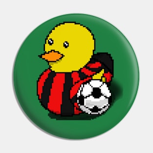 Duckys is a footballer v5 Pin