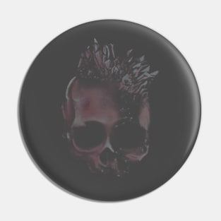 Crystalized Skull Pin