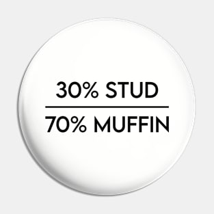 30% Stud 70% Muffin Pin