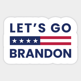 Lets Go Brandon FJB Black Novelty Sticker Decal