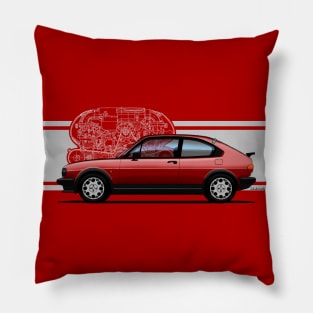 The iconic classic compact car designed by Giugiaro Pillow