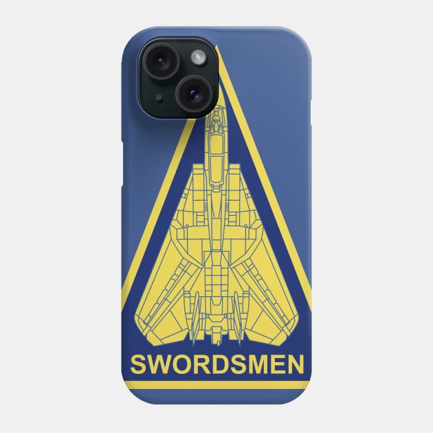 F14 Tomcat - VF32 Swordsmen Phone Case by MBK