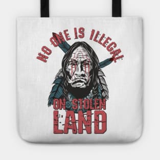 red indian heritage Tote