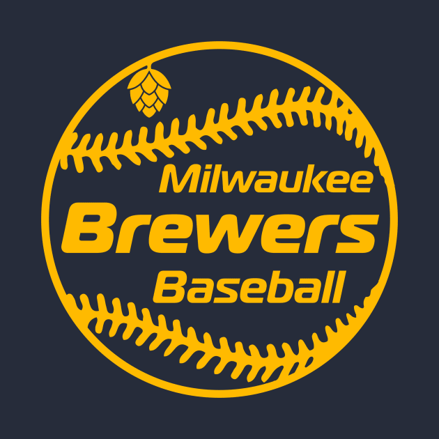 Brewers 80s Retro Ball by Throwzack