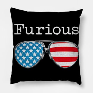 USA PILOT GLASSES FURIOUS Pillow