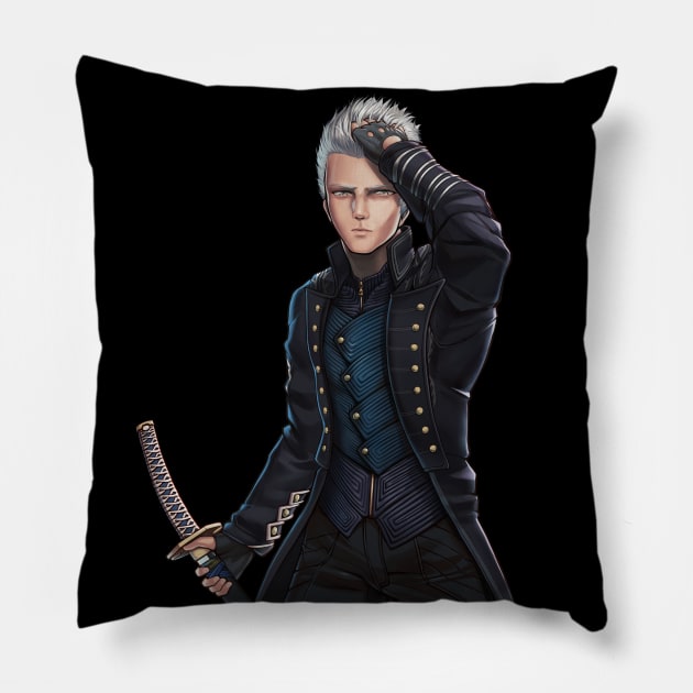 Vergil Pillow by hybridmink