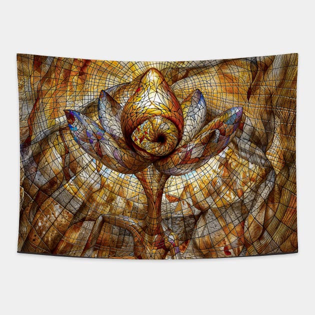 Celestial Art: Abstract Designs Tapestry by Creative Art Universe