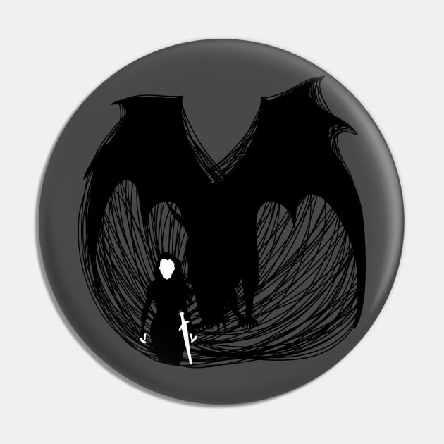 Feyre and Beast form of Rhysand ACOWAR A court of Wings and Ruin Book Series Pin by thenewkidprints