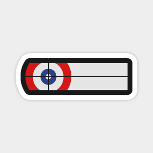 Curling winter sports design without text Magnet