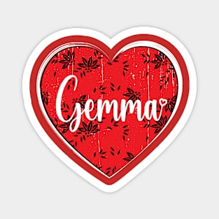 I Love Gemma First Name I Heart Gemma Magnet