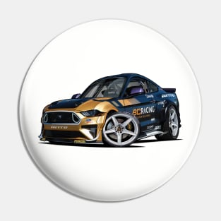 Ford Mustang RTR DeNofa Drift Car Pin