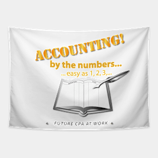 Accounting - By the Numbers Tapestry