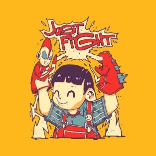 JUST FIGHT - TEAREX VS ULTRAMEN T-Shirt