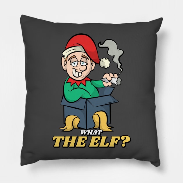 What the Elf Pillow by B-awesome Store