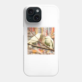 Mosaic with White Birds Phone Case