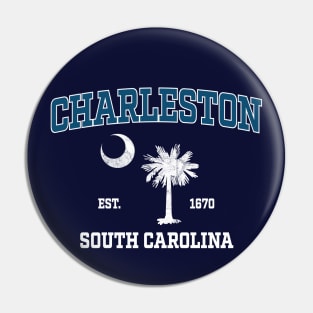 Charleston South Carolina Palmetto Athletic Arch Pin