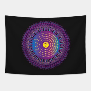 Iodine Ornament Tapestry