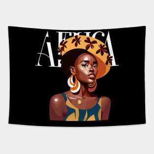 Afrocentric Woman Africa Tapestry