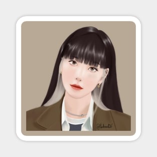 GIRLS GENERATION (SNSD) TAEYEON ART PRINT (FAN ART) Magnet