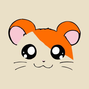 Hamtaro Hamster Cute Kawaii Face T-Shirt