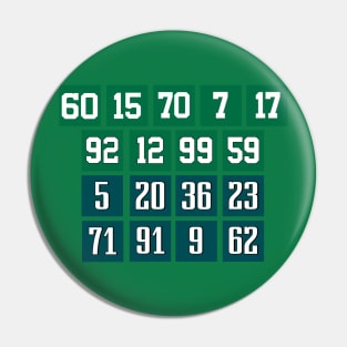 Fly Eagles Legends Fly (home version) Pin