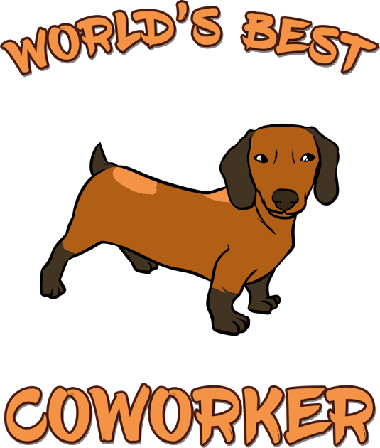 Dachshund World's Best Coworker WFH Kids T-Shirt by DeesDeesigns