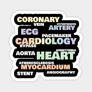 Favorite words of a cardiologist Magnet