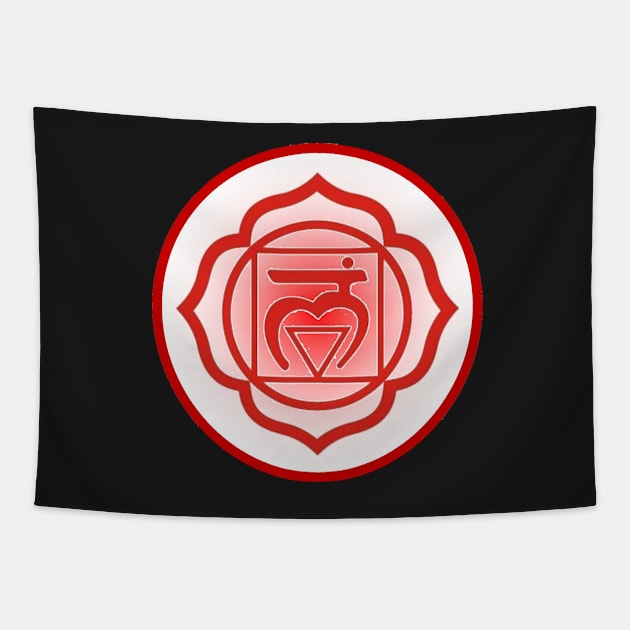 Grounded and balanced Root Chakra- Black Tapestry by EarthSoul