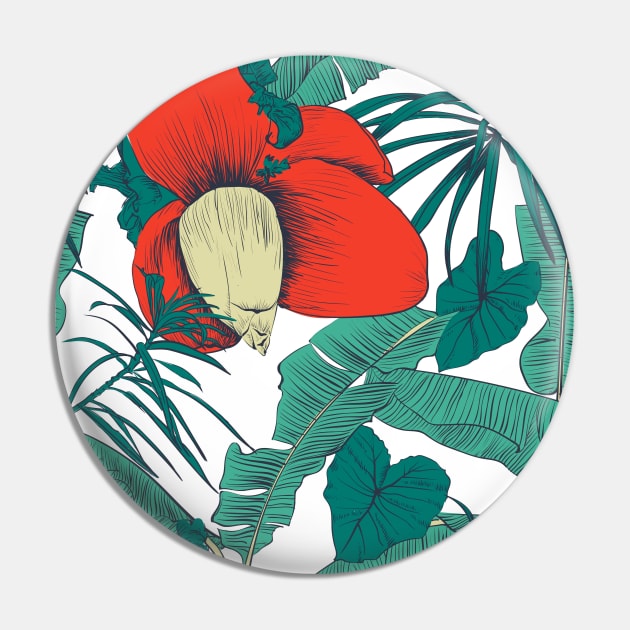 Seamless tropical pattern with banana palms Pin by Olga Berlet