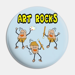 Art Rocks Pin