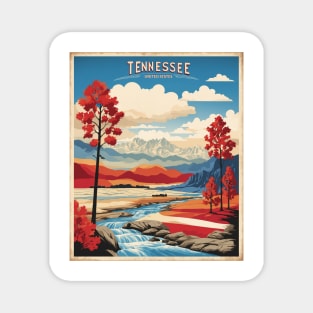 Tennessee United States of America Tourism Vintage Magnet