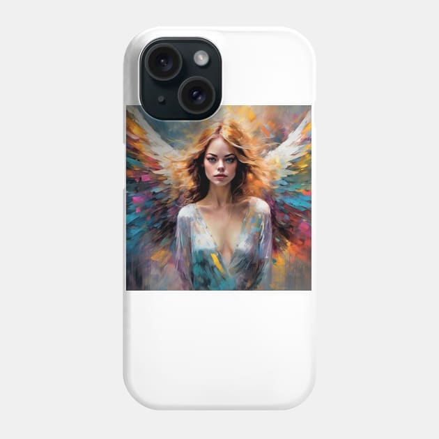 Emma Stone is an angel Phone Case by bogfl