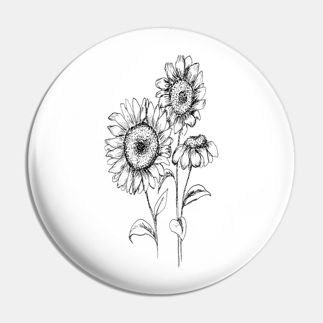 sunflower Pin by ibtihella