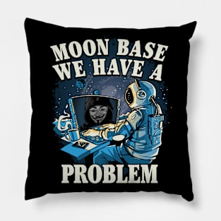 Space Encounters of the Anonymous kind Pillow