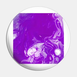 Violet Abstract Liquid Art Pin