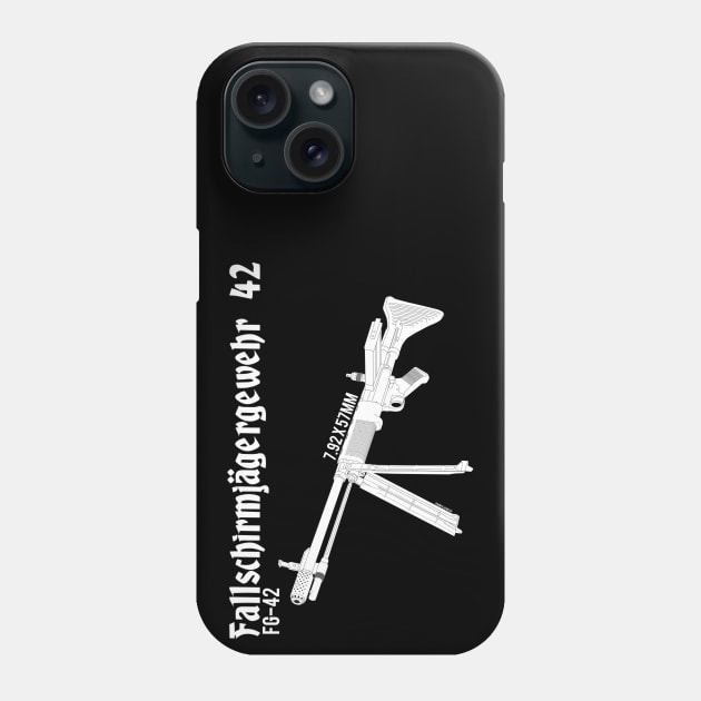 Fallschirmjagergewehr 42 (Fg 42) Phone Case by FAawRay