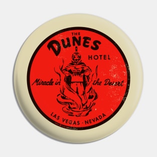 Vintage Retro the Dunes Casino Resort Las Vegas Pin