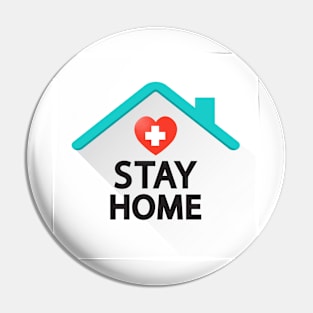 Stay home Pin