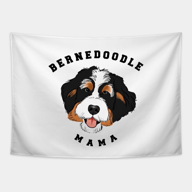 Bernedoodle Mama, Bernedoodle Mom, Bernedoodle Girl, Bernedoodle Lover Tapestry by sockdogs