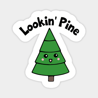 Lookin' Pine Kawaii Cute Tree Magnet