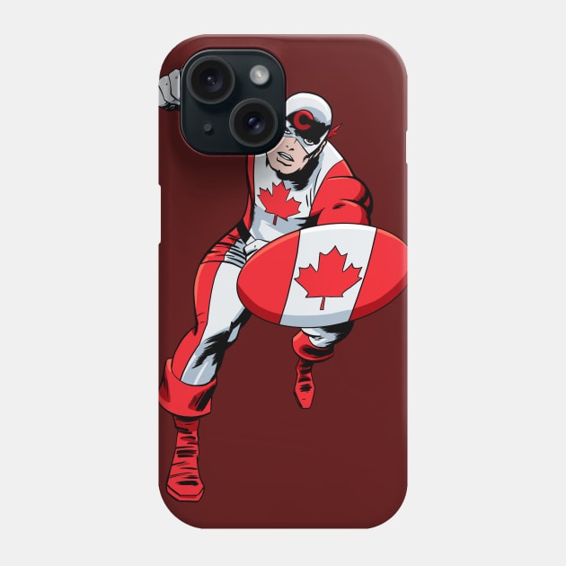 Captain Canada Phone Case by ThirteenthFloor