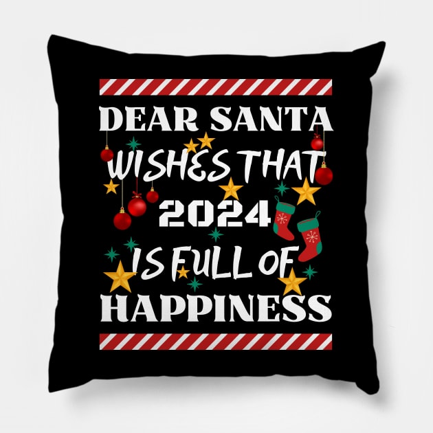 Dear Santa Pillow by Introvert Home 