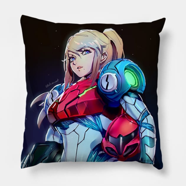 Samus Metroid Dread Pillow by dat_cravat