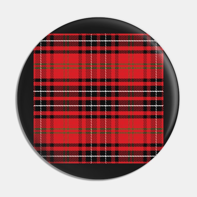 Pattern Scottish tartan Pin by kavalenkava