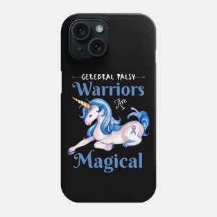 Cerebral Palsy Warriors Are Magical, Cute Green Unicorn Phone Case