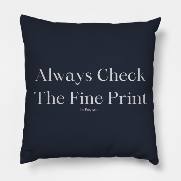 Always check the fine print Pillow by tocksickart