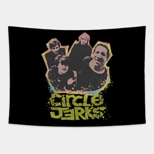 Circle members jerks  punk design Tapestry