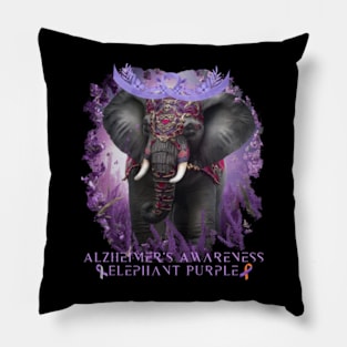 alzheimers warrior unbreakable Pillow