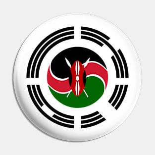 Kenyan Korean Multinational Patriot Flag Series Pin