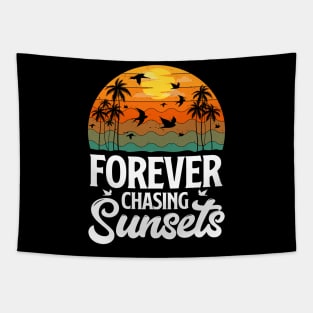 Forever Chasing Sunsets Tapestry